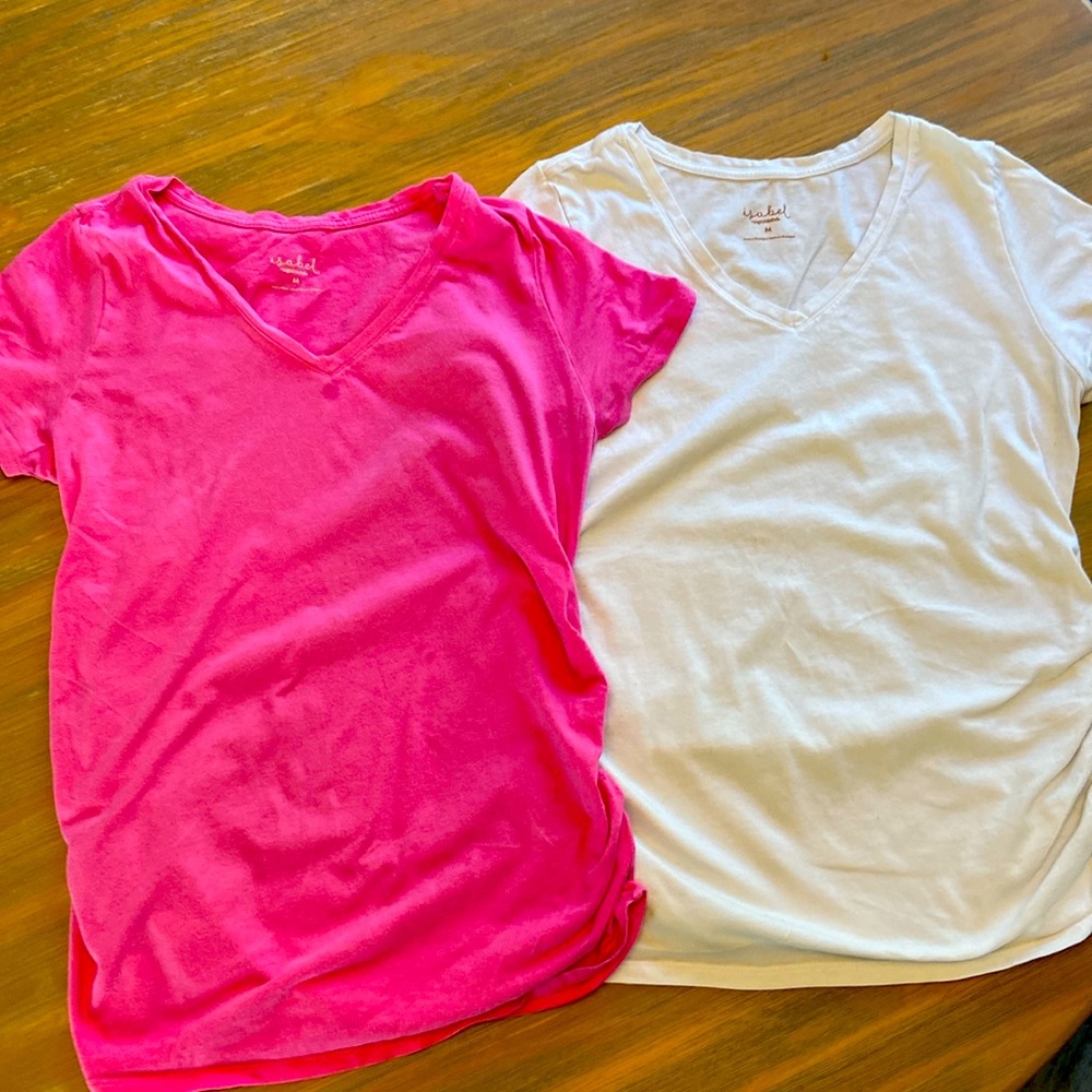 Two pack maternity tees